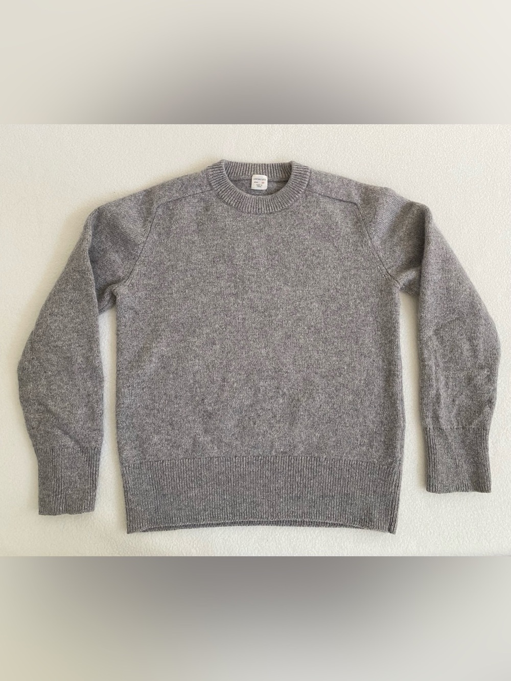 Crewcuts Boys Gray Sweater Merino Wool Alpaca Blend Size 10